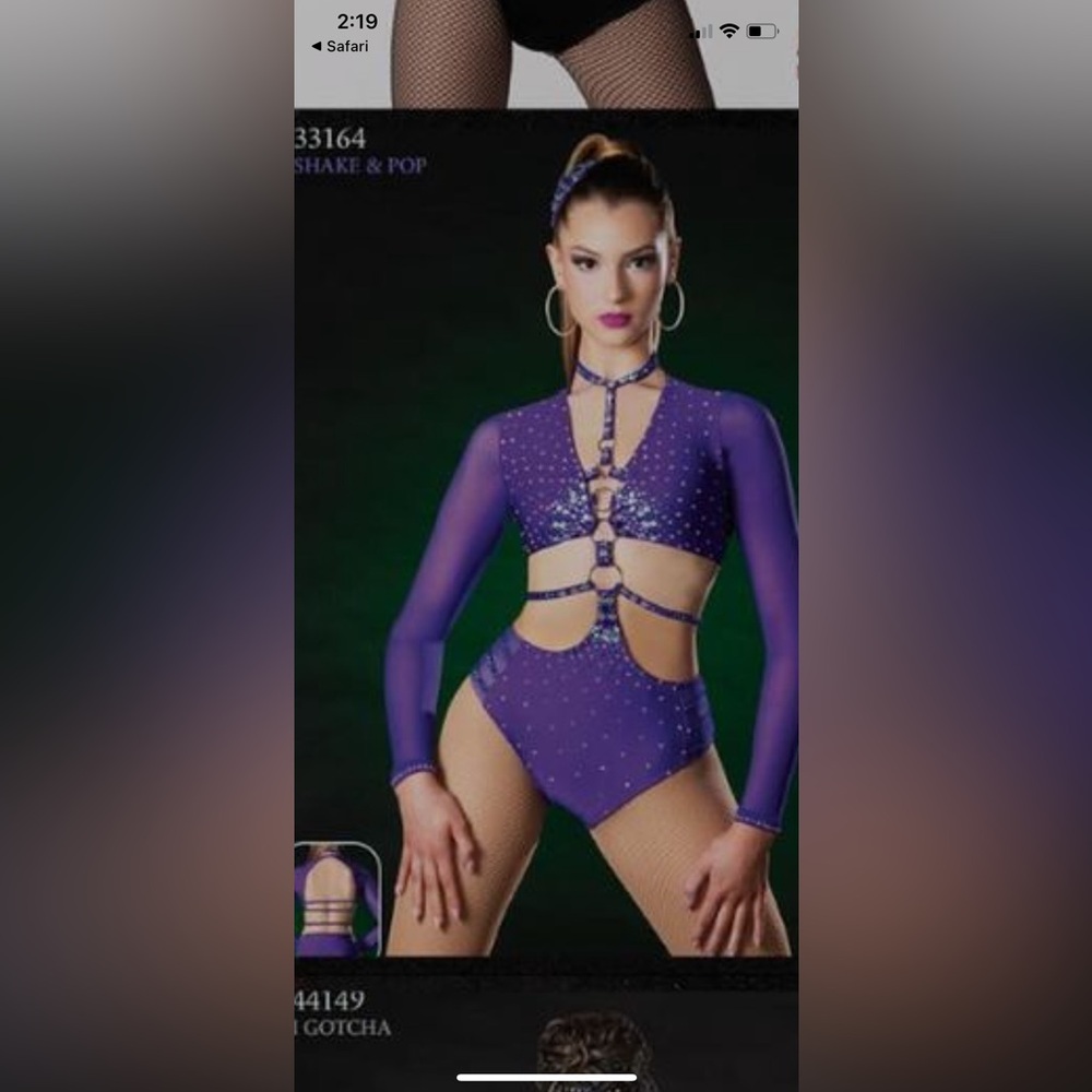 Glamour Costumes -Shake and Pop Style 33164 size medium adult.  EUC